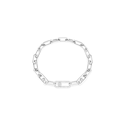MESSIKA MOVE LINK 18K WHITE GOLD DIAMOND BRACELET 12577-YG MESSIKA MOVE LINK 18K WHITE GOLD DIAMOND BRACELET 12577-YG